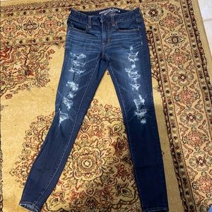 ripped jeans dark wash
